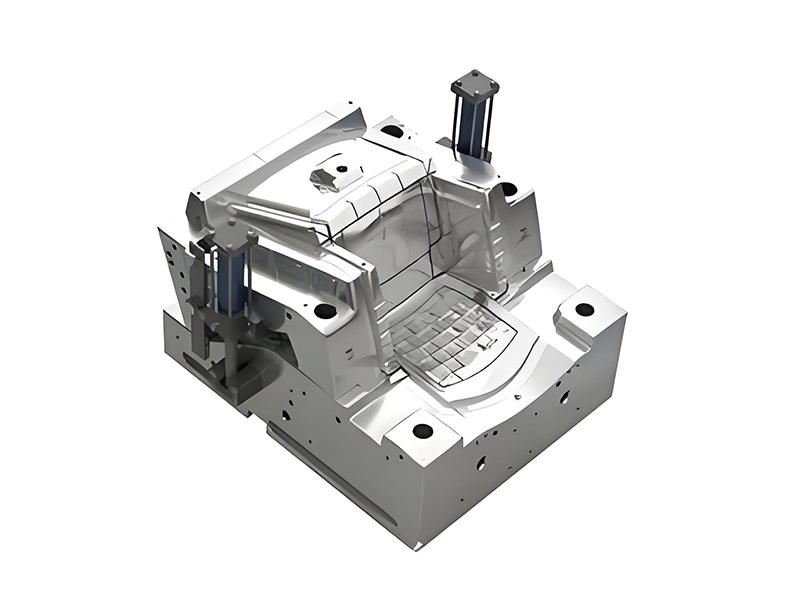 Engineer setting parameters on an injection molding machine for optimal plastic injection molding results